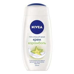 Nivea Гель-уход для душа Крем карамболь 250 мл - фото 10409