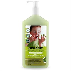 Organic People & Fruit Мыло хозяйственное-био с органической оливой 500 мл - фото 12398
