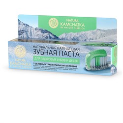 Паста зубная натуральная Для здоровья зубов и десен Natura Siberica Kamchatka 100 мл - фото 15130