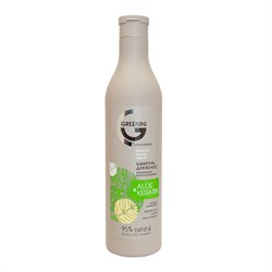 Greenini Шампунь для волос Aloe & Keratin Кератиновое восстановление 500 мл - фото 15398