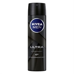 Nivea Дезодорант-антиперспирант спрей Ultra мужской 150 мл - фото 15698