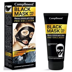 Compliment Маска-пленка Сияние молодости Black Mask 80 мл - фото 16232