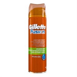 Gilette Fusion Гель для бритья для чувствительной кожи 200 мл - фото 16540