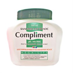 Бальзам для поврежденных и ослабленных волос Mega-Life Compliment 500 мл - фото 16958