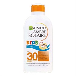 Garnier Ambre Solaire Детское солнцезащитное молочко SPF 30 200 мл - фото 17015