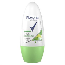 Rexona Антиперспирант Алоэ вера и бамбук Будь свежей ролик женский 50 мл - фото 17444