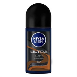 Nivea Дезодорант-антиперспирант шариковый Ultra Carbon мужской 50 мл - фото 17554