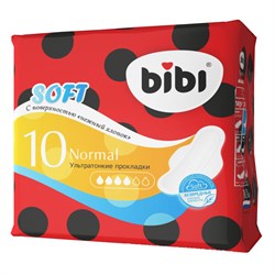 BiBi Гигиенические прокладки Normal Soft 10 шт - фото 17839