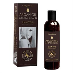 Compliment Argan Oil &amp; Horse Keratin Шампунь для любого типа волос 250 мл - фото 17873