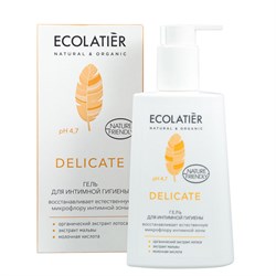 Гель для интимной гигиены Delicate с экстрактом лотоса Ecolatier 250 мл - фото 18098