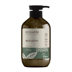 Жидкое мыло для рук Базилик и жожоба Ecolatier Urban 400 мл - фото 18288