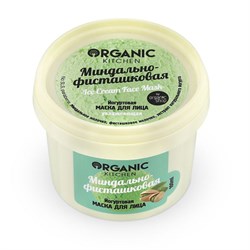 Organic kitchen Йогуртовая маска для лица Миндально-фисташковая 100 мл - фото 18933