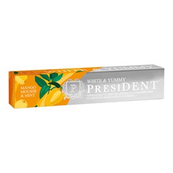 PresiDENT Зубная паста White&Yummy Манго-мусс с мятой 75 мл - фото 19059