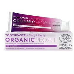 Зубная паста Very Cerry здоровье десен Organic People 85 г - фото 19165