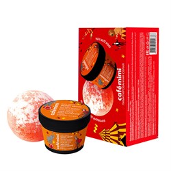Подарочный набор Цветное настроение Cafe mimi (бурлящий шар для ванны 120 г + крем для тела 110 мл) - фото 19310