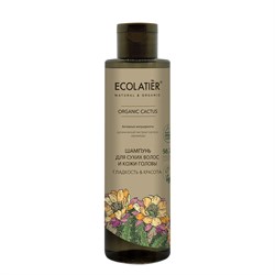 Шампунь для сухих волос и кожи головы Гладкость и Красота Ecolatier Green 250 мл - фото 19431