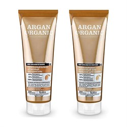 Organic Shop Набор для волос Аргана (шампунь 250мл + бальзам 250мл) - фото 19632