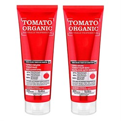 Organic Shop Набор для волос Томатный (шампунь 250мл + бальзам 250мл) - фото 19633