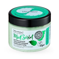 Скраб для тела Mint Sorbet Тонизирующий Skin Evolution Natura Siberica 400 г - фото 20096