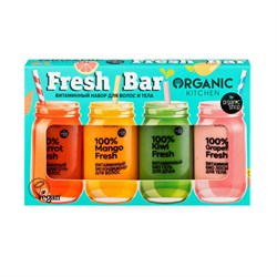 Подарочный набор женский для волос и тела Витаминный Fresh Bar Organic Kitchen - фото 20599