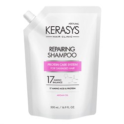 KeraSys Шампунь для волос Восстанавливающий дой-пак 500 г - фото 21065