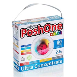 Posh One Стиральный порошок для цветного белья 2500 г - фото 7293