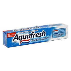 Aquafresh Зубная паста 3+ Освежающе-мятная 100 мл - фото 7319