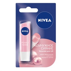 Nivea Бальзам для губ Жемчужное сияние 4,8 г - фото 7693