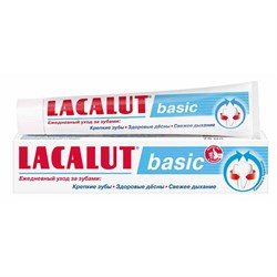 Lacalut Зубная паста Basic от зубного камня 75 мл - фото 7746