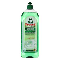 Frosch Средство для мытья посуды Зеленый лимон 1 л - фото 7758