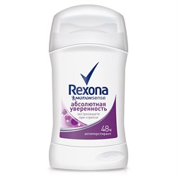 Rexona Антиперспирант Абсолютная уверенность стик женский 40 мл - фото 8091