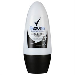 Rexona Антиперспирант Невидимая на черном и белом ролик женский 50 мл - фото 8141