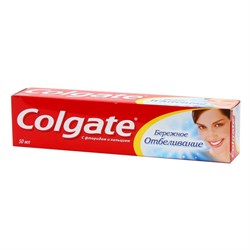 Colgate Зубная паста Бережное Отбеливание 50 мл - фото 8458