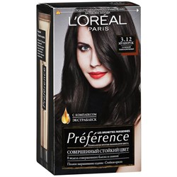 L’Oreal Краска для волос Preference 3.12 Муленруж Глубокий темно-коричневый - фото 8792