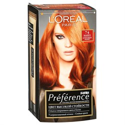 L’Oreal Краска для волос Preference Feria 74 Манго Интенсивный медный - фото 8793