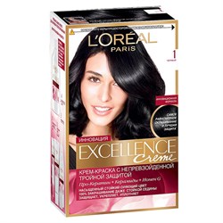 L’Oreal Краска для волос Excellence 100 Черный - фото 8839