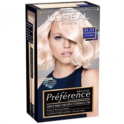 L’Oreal Краска для волос Preference 11.21 Ультраблонд холодный перламутровый - фото 8886