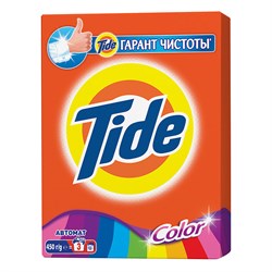 Tide Стиральный порошок Color для цветного белья автомат 450 г - фото 9228