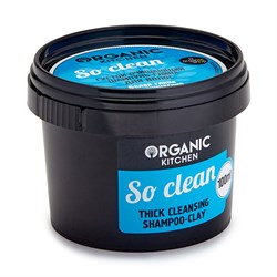 Organic kitchen Густой очищающий шампунь-глина для волос So clean 100 мл - фото 9988