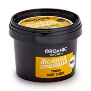 Organic kitchen Китчен Тонизирующий скраб для тела Желтая сенсация 100 мл Organic kitchen Китчен Тонизирующий скраб для тела Желтая сенсация 100 мл