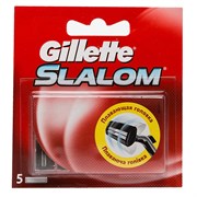 Gillette Slalom Cменные кассеты для бритья 5 шт Gillette Slalom Cменные кассеты для бритья 5 шт