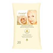 Premial Влажные салфетки для интимной гигиены с молочной кислотой 20 шт