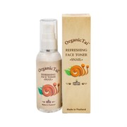 OrganicTai Освежающий тоник для лица с экстрактом улитки 60 мл OrganicTai Освежающий тоник для лица с экстрактом улитки 60 мл