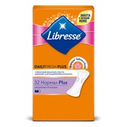 Libresse Ежедневные прокладки DailyFresh Plus Normal 32 шт Libresse Ежедневные прокладки DailyFresh Plus Normal 32 шт
