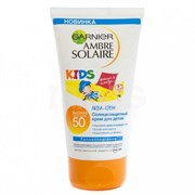 Garnier Ambre Solaire Детский водостойкий крем SPF 50 150 мл Garnier Ambre Solaire Детский водостойкий крем SPF 50 150 мл