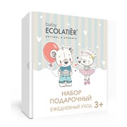 Подарочный набор Pure BABY 3+ ECOLATIER (шампунь 2 в 1 150 мл + крем 150 мл )