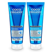 Organic Shop Набор для волос Кокос (шампунь 250мл + бальзам 250мл) Мегаувлажнение