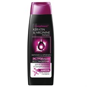 Compliment Шампунь кератин и аргинин Экстремальное восстановление для истонченных и секущихся волос 400 мл