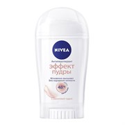 Nivea Дезодорант-антиперспирант стик Эффект Пудры 40 мл Nivea Дезодорант-антиперспирант стик Эффект Пудры 40 мл