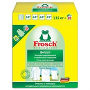 Frosch Стиральный порошок концентрированный Цитрус 1,35 кг Frosch Стиральный порошок концентрированный Цитрус 1,35 кг